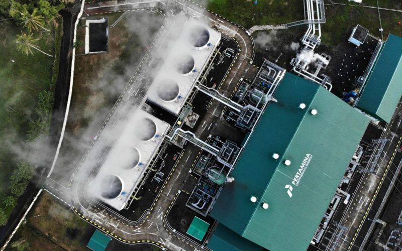Pembangkit listrik tenaga panas bumi milik Pertamina Geothermal Energi.