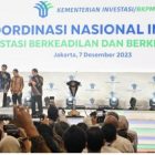 Presiden Joko Widodo membuka Rapat Koordinasi Nasional (Rakornas) Investasi di Balai Kartini Exhibition and Convention Center, Jakarta, pada Kamis, 7 Desember 2023. Foto: BPMI Setpres/Vico